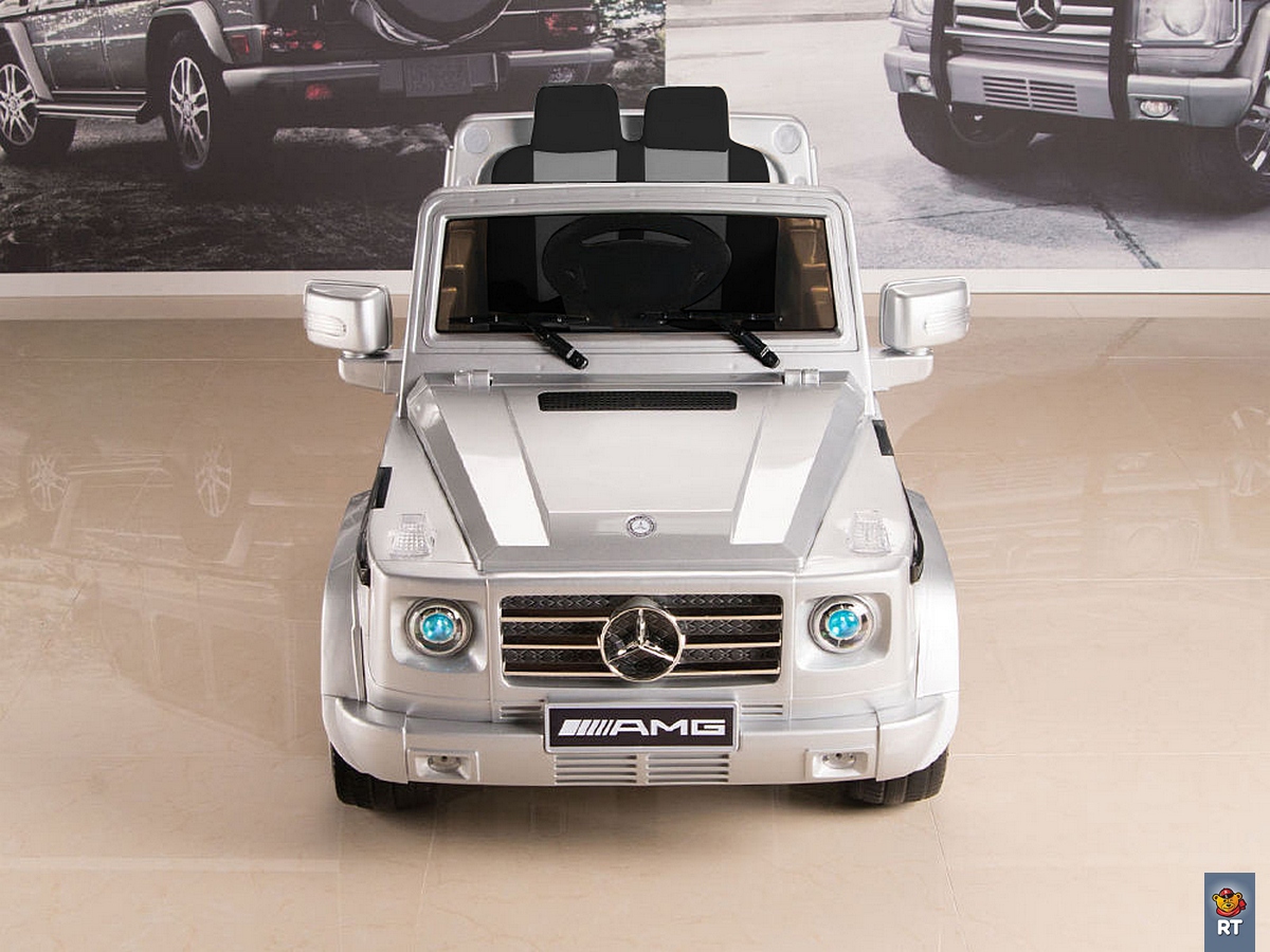 Электромобиль DMD-G55 Mercedes-Benz AMG NEW Version 12V R/C silver с резиновыми колесами  